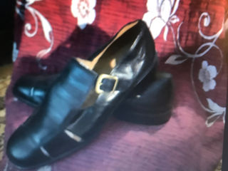 Продам нарядные,черные,мужские туфли ,французская Саламандра,45 размер.