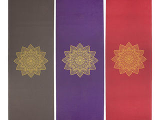 Коврик Для Йоги Bodhi Yoga Rishikesh Premium 60 With Golden Mandala Purple фото 2