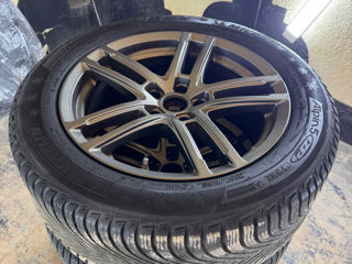 R17 225/55 Jante+Cauciucuri Michelin Alpina 5x112 de iarnă foto 4