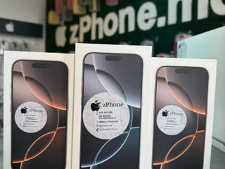 iPhone 16 Pro 128Gb Magazin Garanție 24Luni (128GB/256GB/512GB/1TB) Disponibile Toate Culorile. foto 1