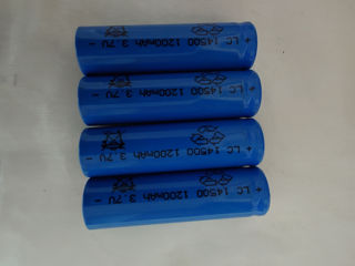 Acumulatori4 bucati 1200 mah litiu ion 14500