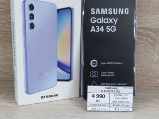 Samsung Galaxy A34 8/256 Gb , Pret 4990 Lei