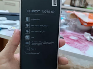 Cubot Note-50=16/256 ГБ-NFC-Андроид-Экран=90гц=безрамочный-FHD+камера 50MP. foto 6