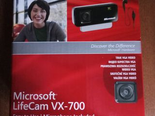Life cam-vx 700 microsoft в отличном состоянии с микрофоном и наушником 100 лей.на сооб.не отвечаю.