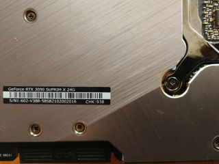 Placă Video MSI GeForce RTX 3090 Suprim X 24G GDDR6X !!! foto 6