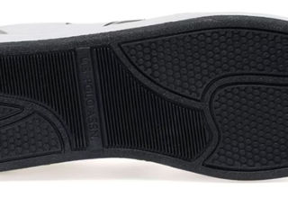 U.S. Polo Assn., Pantofi sport low-cut cu aspect contrastant, Negru, Alb, Gri cenusiu marimea, 43 foto 5