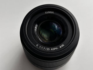 Panasonic Lumix G H-h025e-k Micro 4/3 Lens 25 Mm F/1.7 Asph foto 3