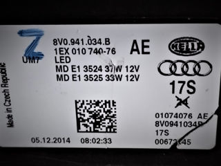 Audi A3 S3 RS3 S4 B8  A5 а5 full led + q5 xexon 80a    фары передние 12 13 14 15 16 17 18 foto 7