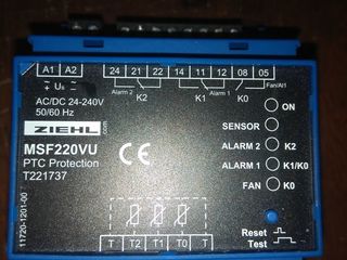 РТС резисторное реле Ziehl msf 220 vu ptc protection. foto 2