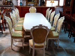Masa, scaune, masa alba, scaune , mese , scaune importate din europa, белый стол, стол и стулья... foto 2