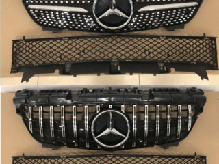 Решетка радиатора Mercedes SLK R172 diamond мерседес решетка AMG GT 11-15 амг Grille AMG Diamond foto 8