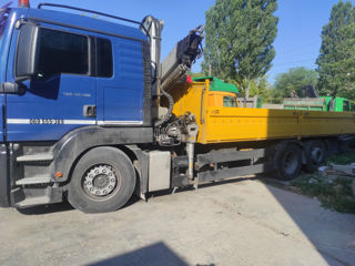 Camion cu manipulator de 10-18tone,5t ridicare.Transportam marfuri diferite,descarcare,instalare etc