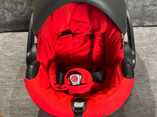 Cărucior Stokke 3 in 1 in culoare ruby red! Calitate, siguranță , stil! foto 3