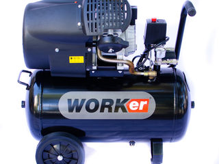 Technowormv 50 l 4450 MDL- compresor/ компрессор  motor cu doi cilindri v , 320lmin ! Garantie 3 Ani foto 6