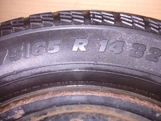 175/65  R - 14  82T  M+S  Semperit  Winter - Grip  Диск 5 1/2 J14 H2 MADE BY DUNLOP  ROUES - FRANCE foto 3