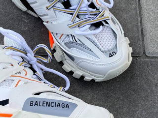 Balenciaga Track 3.0 White/Orange Unisex foto 3