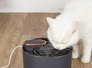 Туалет для котов с бортиком / Автоматическая поилка Pet Water Dispenser foto 3