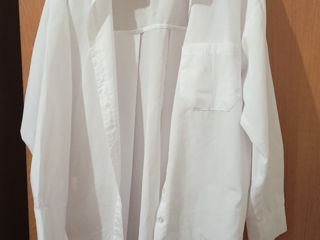 Белая рубашка, оверсайз, новая за 100 лей