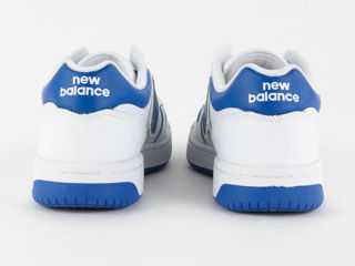 New Balance 480 in white and blue foto 5