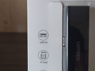 USB 3.0 Card Reader TF/SD card, Ugreen, качество наилучшее, новый, доставка foto 2