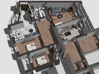 Apartament cu 2 camere, 79 m², 10 cartier, Bălți foto 3