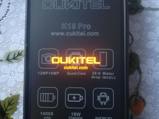 Oukitel K15 PRO. Оперативная память: RAM 8 ГБ ROM:128 ГБ. Емкость аккумулятора=10000mAh. foto 8