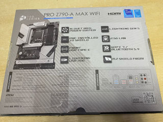 MSI PRO Z790-A MAX WIFI DDR5, Socket 1700, 12/13/14th Gen CPU, WIFI 7,Garantie foto 4