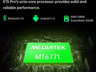 Oukitel K15 Pro. Мощный=Оперативная память: 8 ГБ ROM:128 ГБ. Емкость аккумулятора=10000-mAh foto 9