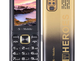 Кнопочный телефон. мобильный телефон с 3-sim-картами heroes-новый-с механическим фонариком.