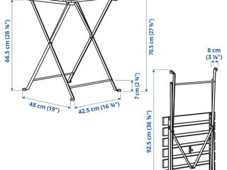 Set mobilier de grădină Ikea Tarno cu 2 scaune foto 6