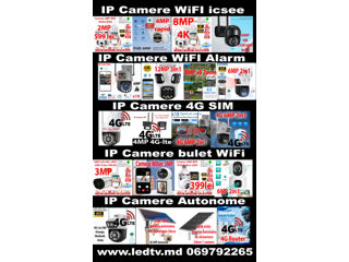 6MP Robot WiFi Icsee 2in1 rotativa cu microfon, sirena, dinamic, LED 25m, MicroSD foto 17