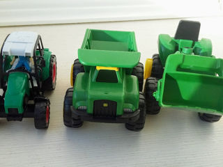 Set mini tractor si camion John Deere / Набор мини трактор и камаз foto 3