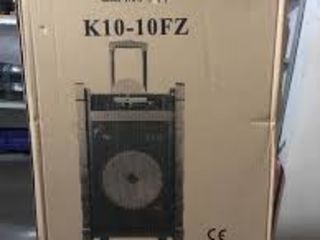 Boxa activa ,,DMS-K-10'' cu acumulator si 2 microfoane 3200  lei din germania !!! foto 9