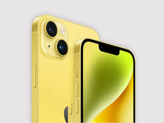 Apple iPhone 14 256Gb  = 690 €. (Yellow). Гарантия 1 год! Garantie 1 an! foto 4