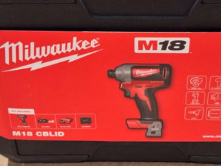 Milwaukee m18 CPLID импает(винтоверт) с 2 батареями на 5 ампер, зарядка и кейс foto 10