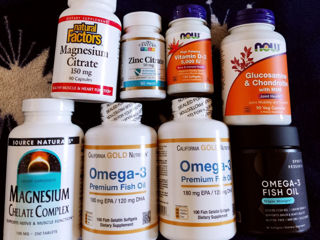 Omega 3, Magneziu, D3, vitC, NAC, Biloba