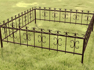 Garduri din metal la cimitir foto 11