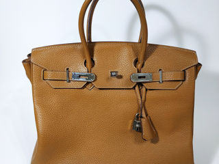 Hermes Birkin. Высококачественная Сумка из Натуральной Кожи.  35 см foto 4