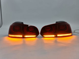 Livrare gratuita stopuri full led vw golf 6 r20 design semnal dinamic foto 2