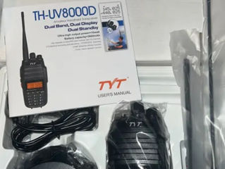 Walkie-talkie TYT TH-UV8000D TYPE-C 3600 mAh și rază de 10 km foto 7