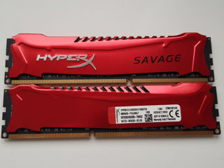 HyperX Savage 16Gb DDR3 2133Mhz, 2400Mhz New foto 2