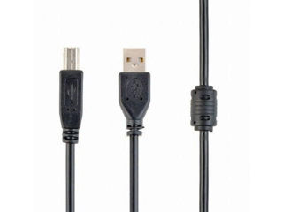 Cable Usb, Am/Bm,  1.8 M, Usb2.0  Premium Quality With Ferrite Core, Ccf-Usb2-Ambm-6