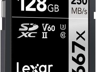 Lexar Professional 1667X 128GB SDXC Uhs-II/U3 Card foto 1