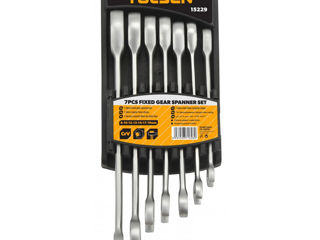 Set de 7 chei de piulite combinate fixe Tolsen Cr-V