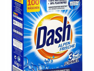 Detergent Pudră Dash Alpen Frische, 100 Spălări 6Kg foto 1