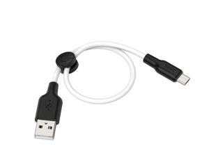 HOCO X21 Plus Силиконовый зарядный кабель для iPhone (L=0,25 м)