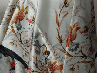 Шарфы, платки разные-красивые,нарядные!Палантин ажурное-синий с белым! foto 8