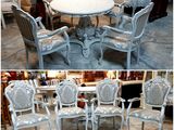 Masa, scaune, masa alba, scaune , mese , scaune importate din europa. белый стол, стол и стулья... foto 3