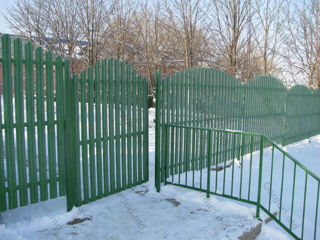 Оцинкованный Штакетный забор толщиной 0,65 мм от производителя! GarduriMD foto 17