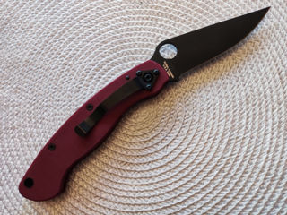 Spyderco military exclusive CPM-4V.  C36GPRD4VBK  Лимитированное издание, выпущено 600 шт foto 8